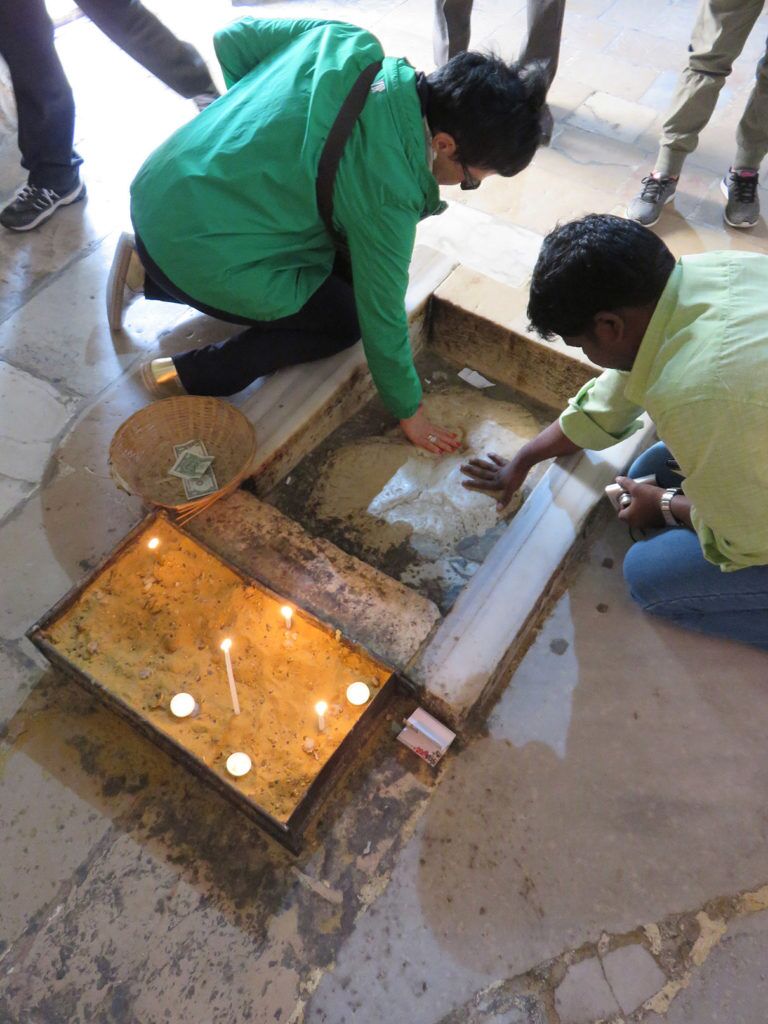 23 Ascension stone STONE OF THE ASCENSION