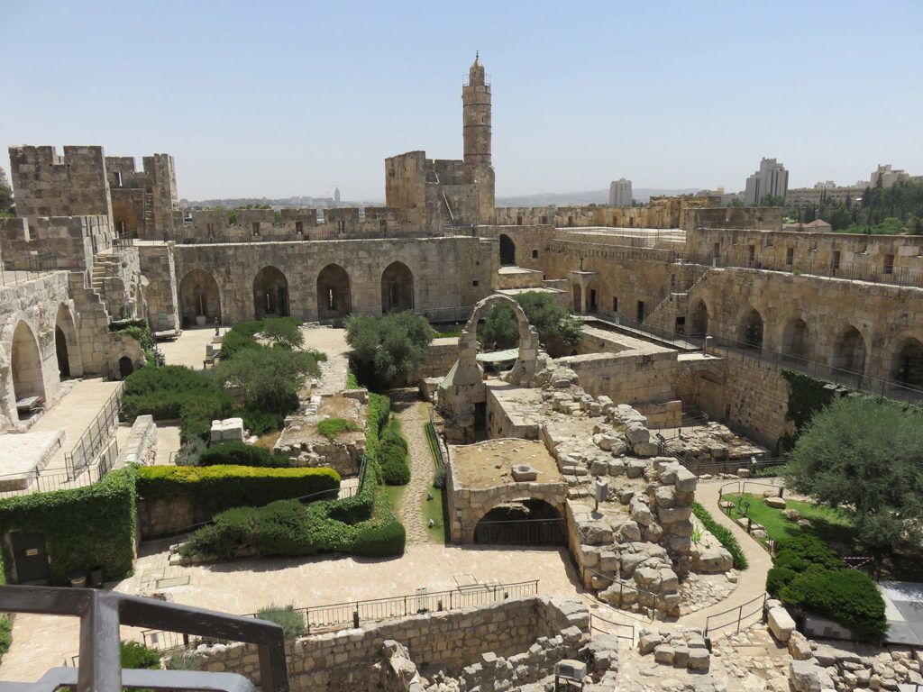 45 Tower of David courtyard TOWER OF DAVID