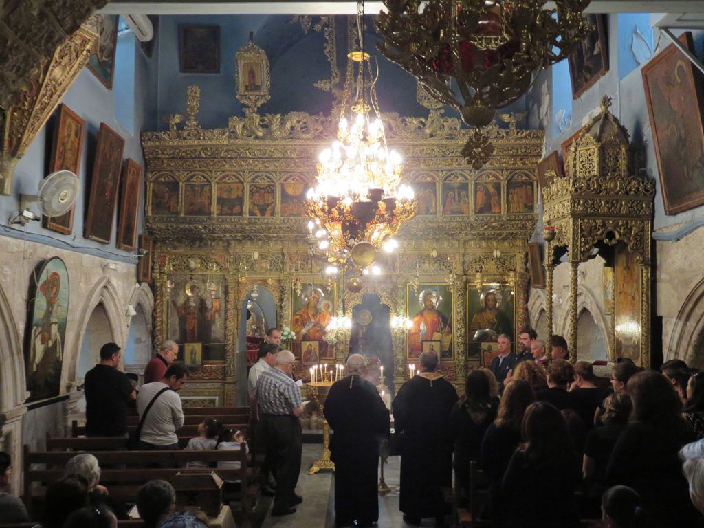 45a Arab Orthodox memorial A MEMORIAL SERVICE at an Arab Orthodox church