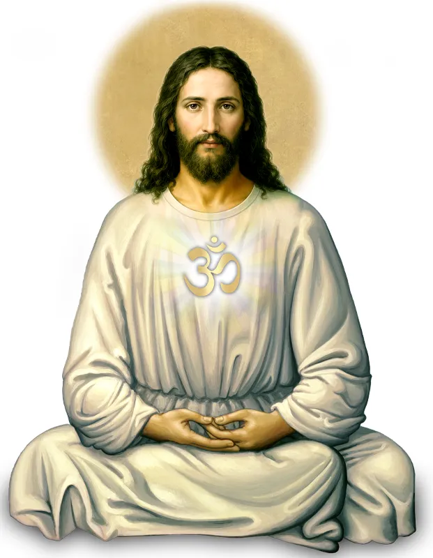 Jesus Meditating-original christianity and original yoga