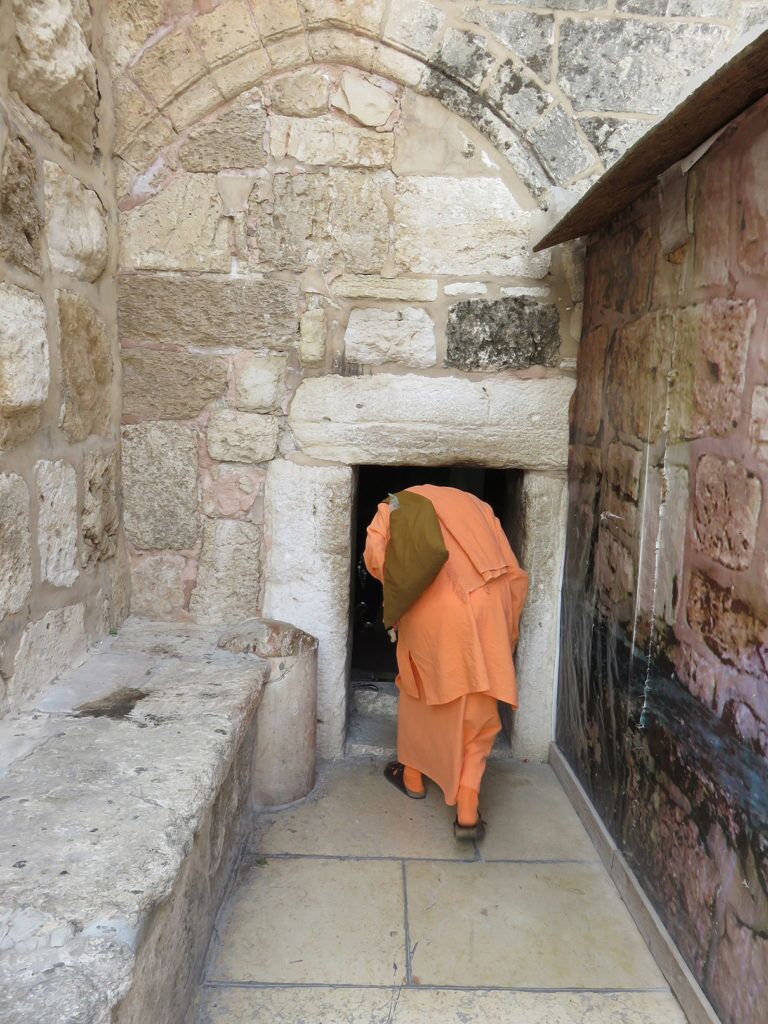 02 Nat Church Door Door of Humility—entrance to the Church of the Nativity in Bethlehem