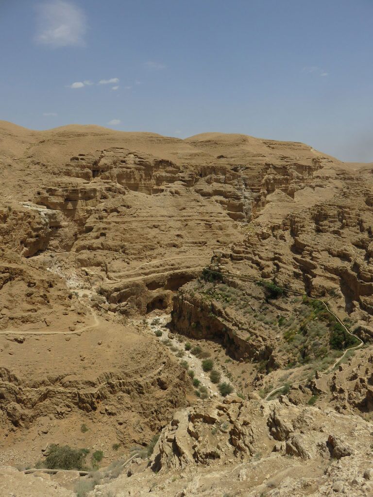 54 St George gorge DESERT GORGE near St. George Monastery in Israel