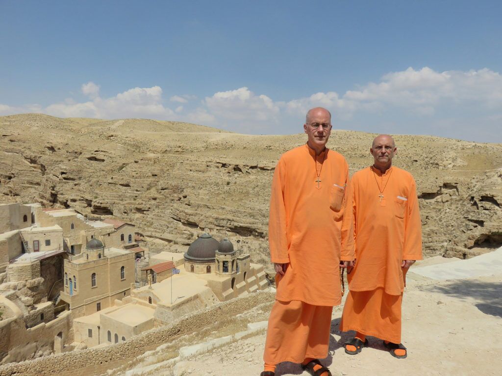 66 Mara Saba view 2 On a ridge above Mar Saba Monastery